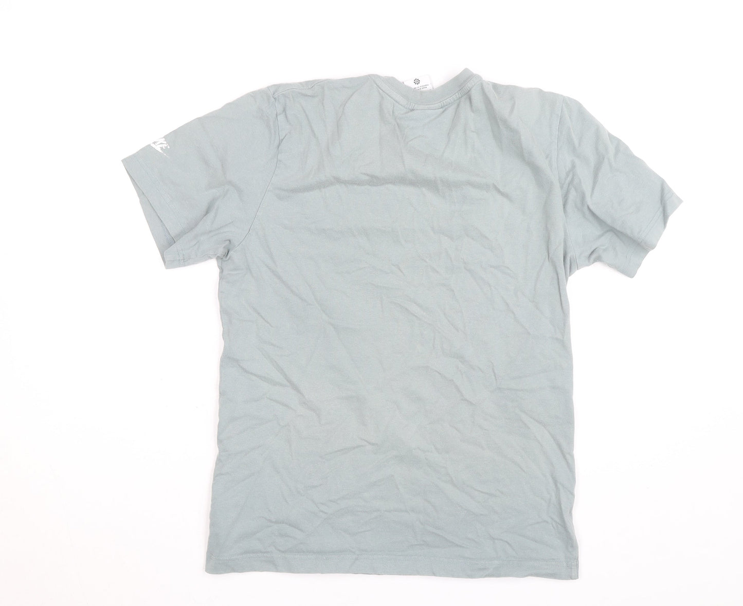 Nike Men's Grey Sports Graphic Print Cotton T-Shirt Size S