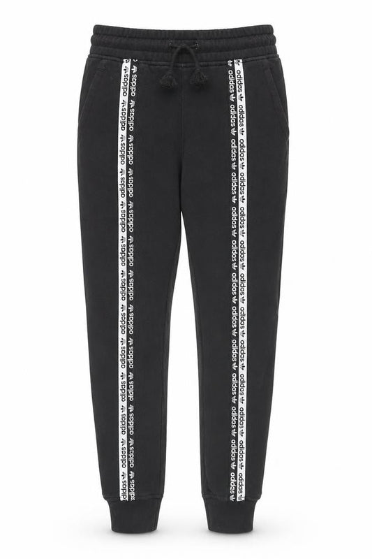 Adidas Women's Black Jogger Trousers Size 8 Slim Fit Activewear