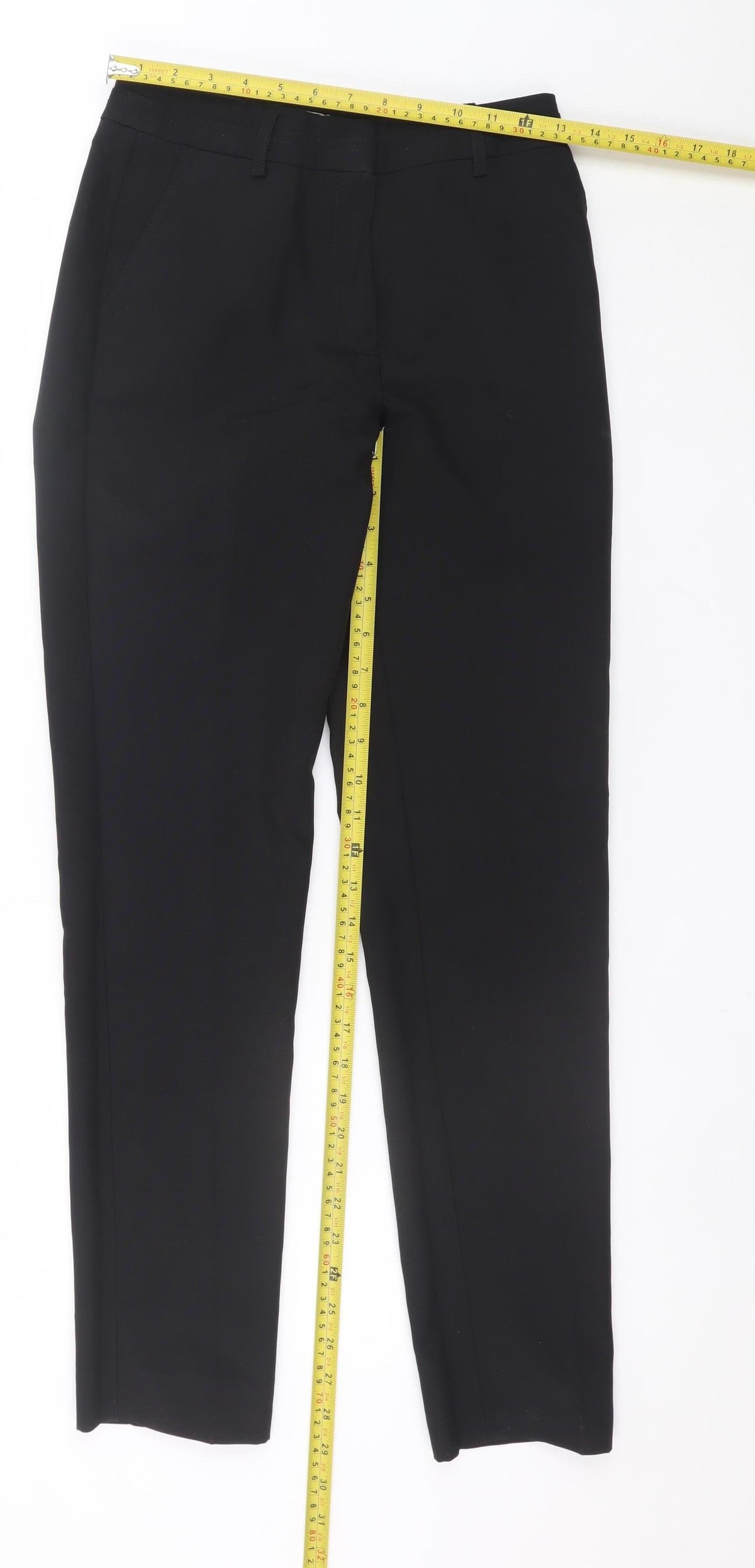 Primark Cares Women Black Size 4 Dress Pants Straight Leg Trousers