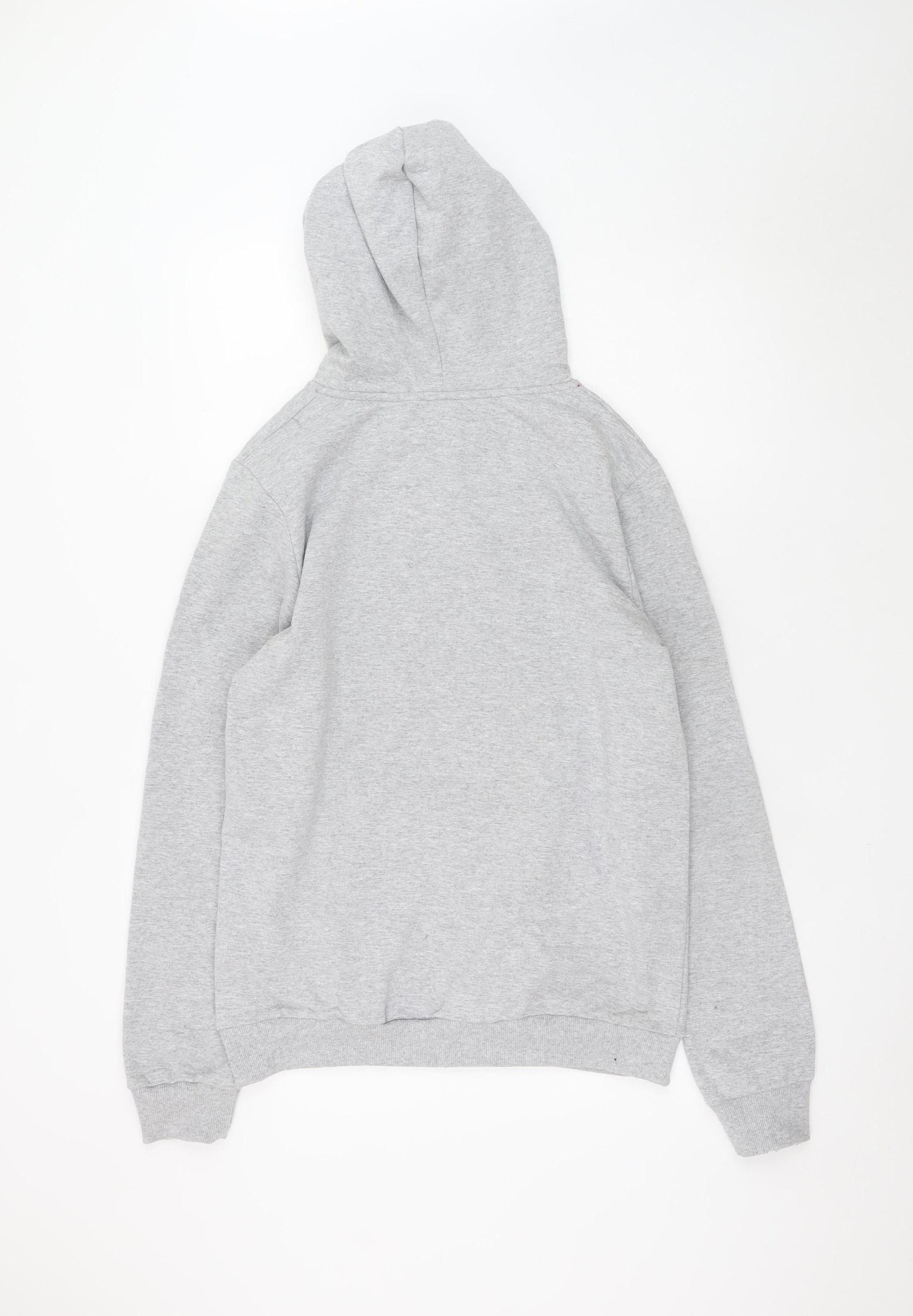 DFND Men’s Grey Pullover Hoodie M Regular Fit Logo Sweatshirt