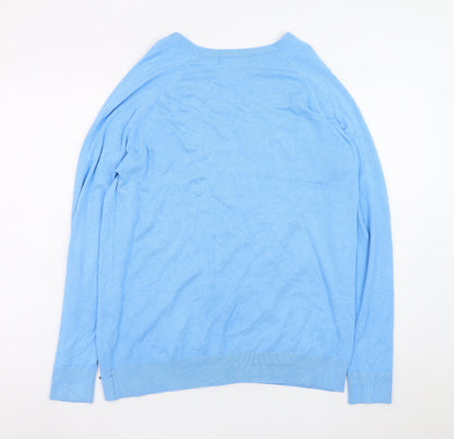 Dunnes Women's Blue XL Crew Neck Pullover Jumper