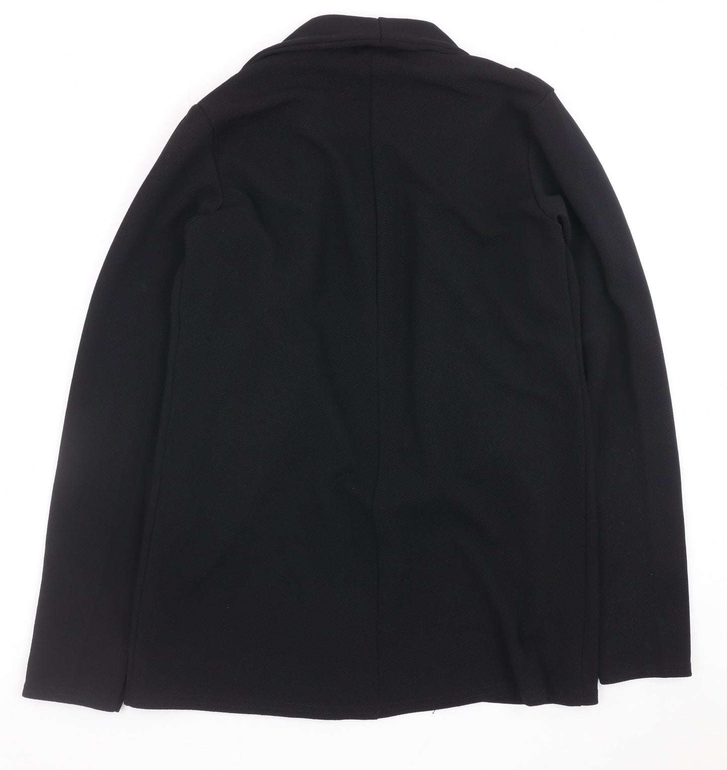 PrettyLittleThing Women’s Black Slim Fit Double Button Blazer UK 6
