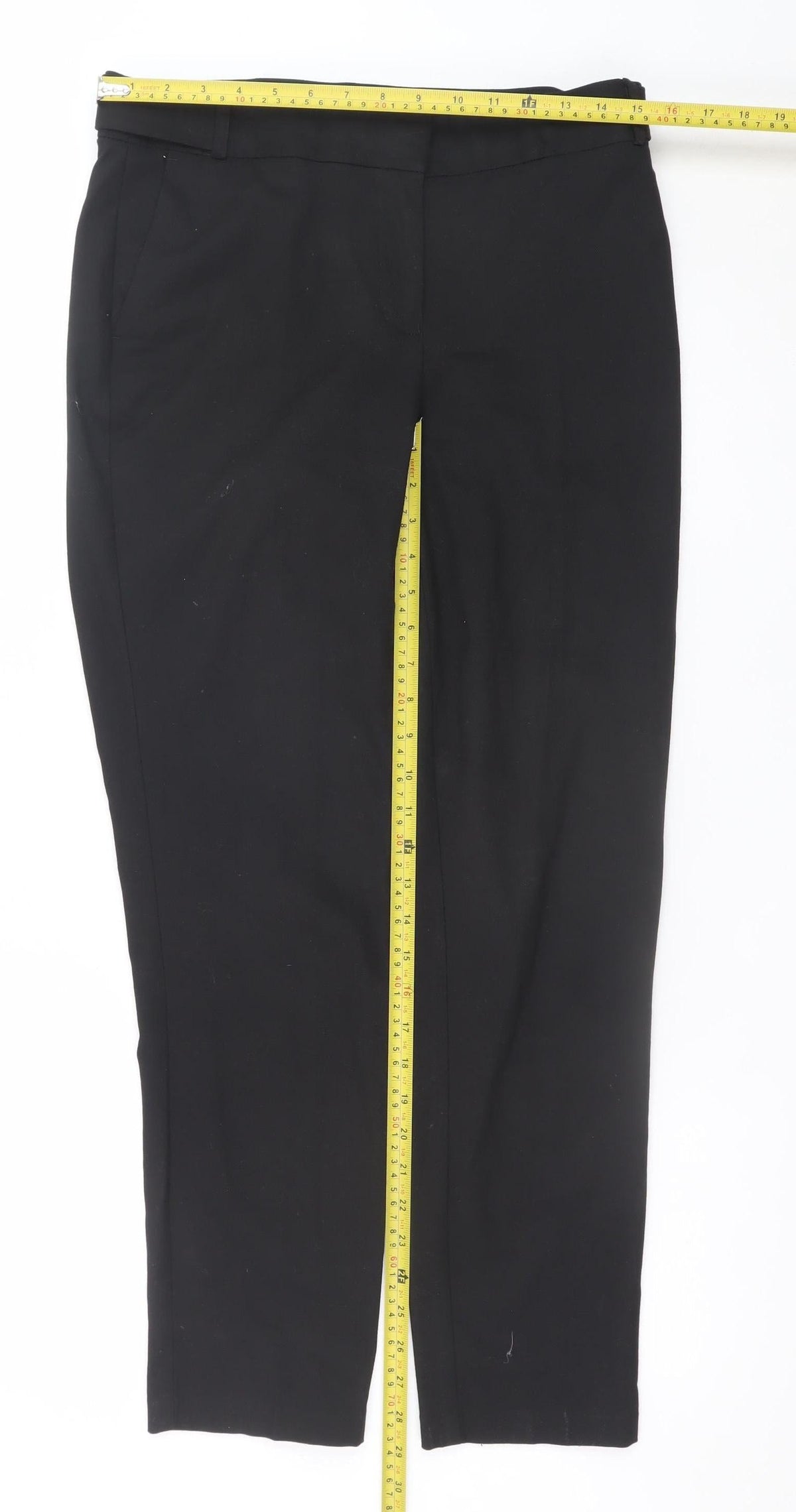 Next Women’s Black Tall Size 10L Stretch Dress Trousers