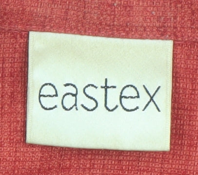 Eastex Women's Red Short Sleeve Collared Blouse UK 12