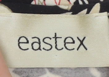 Eastex Women's Multicoloured Floral Jersey T-Shirt Size 12