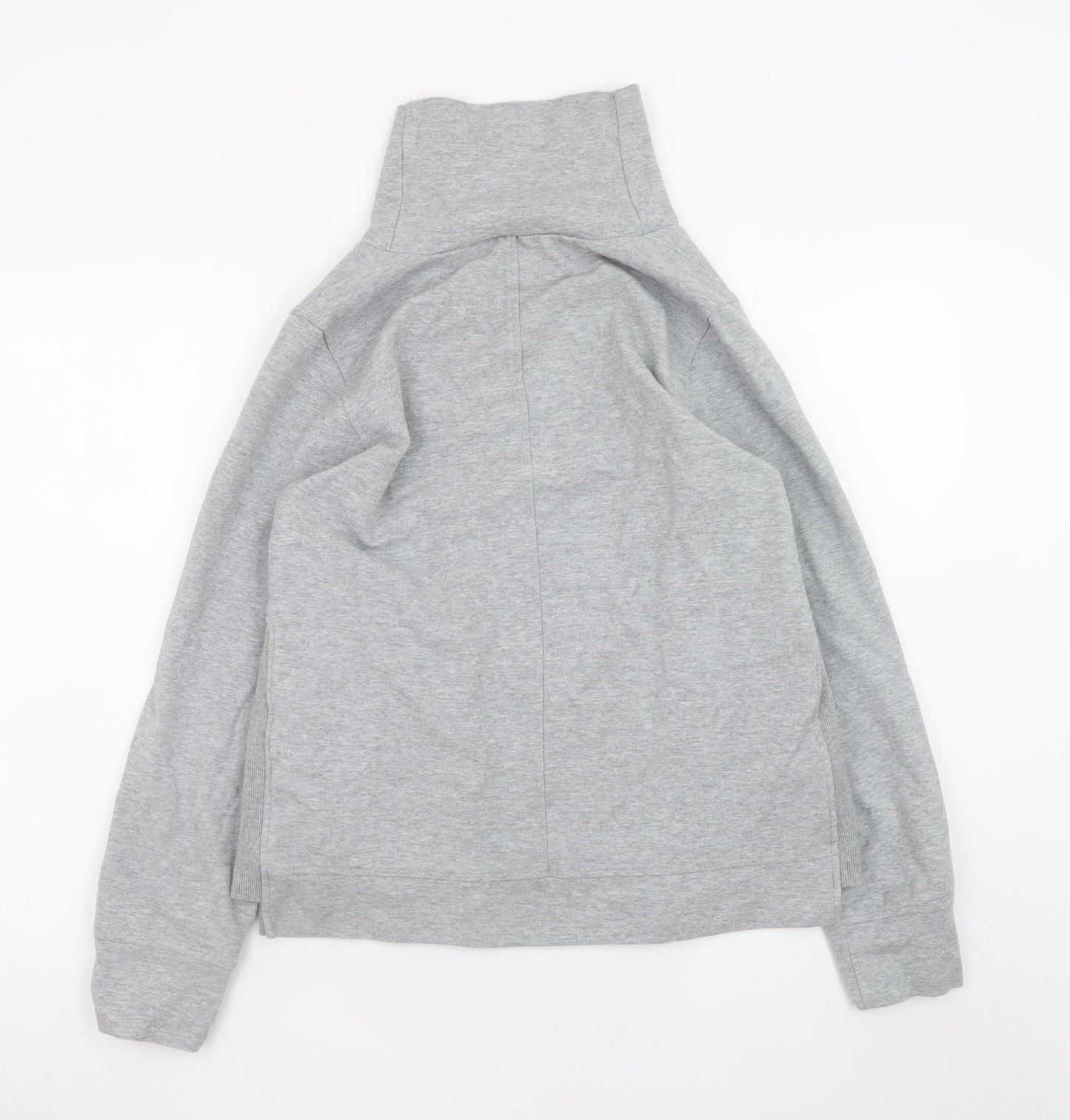 BLACC Men's Grey High Neck Pullover Sweatshirt Medium