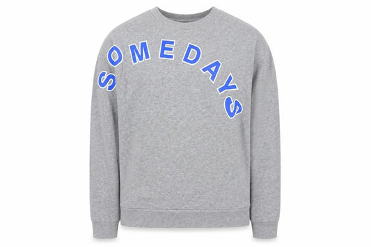 Collusion Men’s Grey 'Somedays' Graphic Pullover Sweatshirt XS