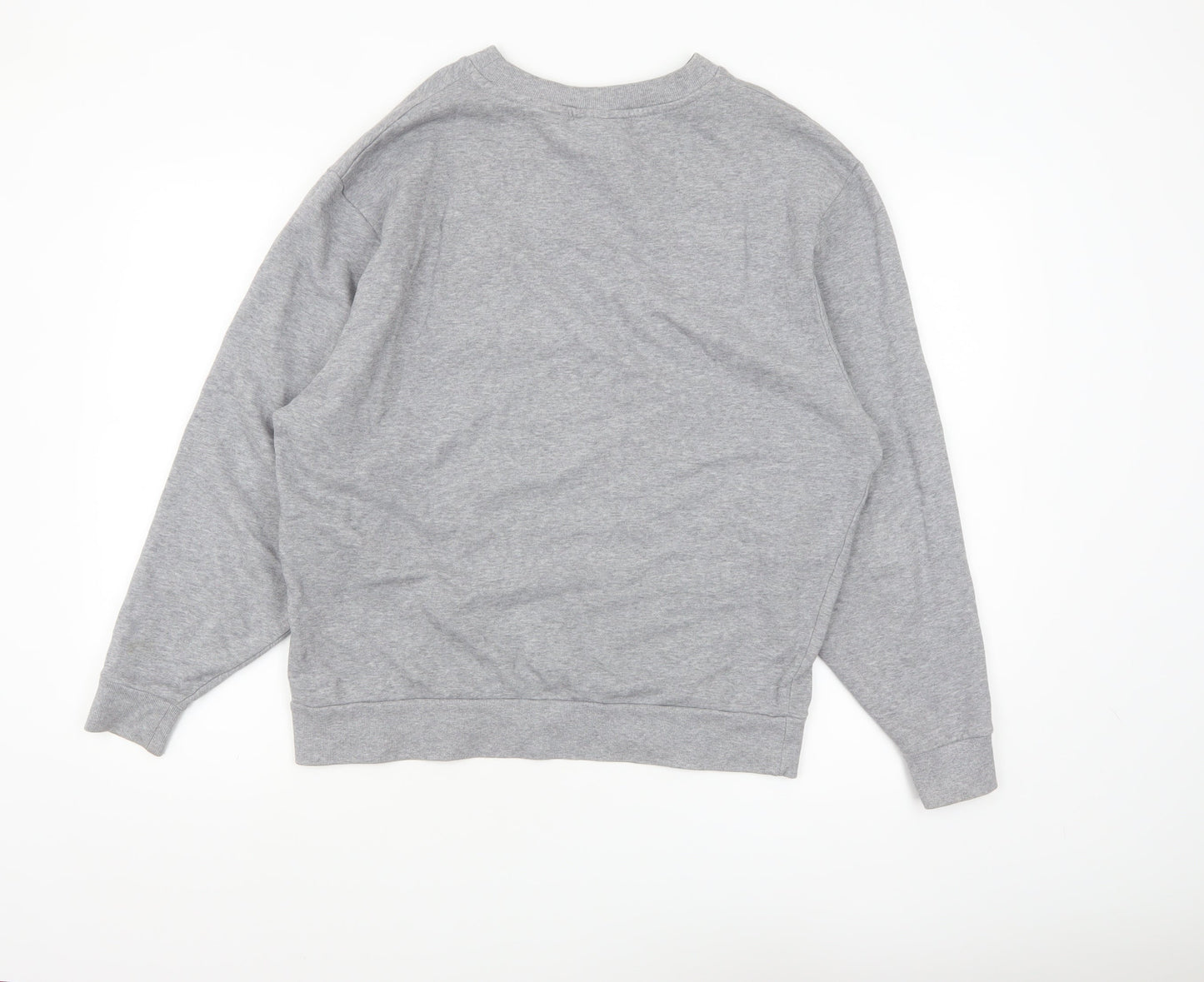 Collusion Men’s Grey 'Somedays' Graphic Pullover Sweatshirt XS