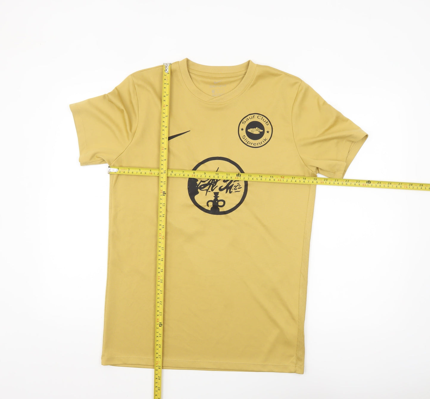 Nike Dri-FIT Gold Men's L Athletic Football Jersey Tee