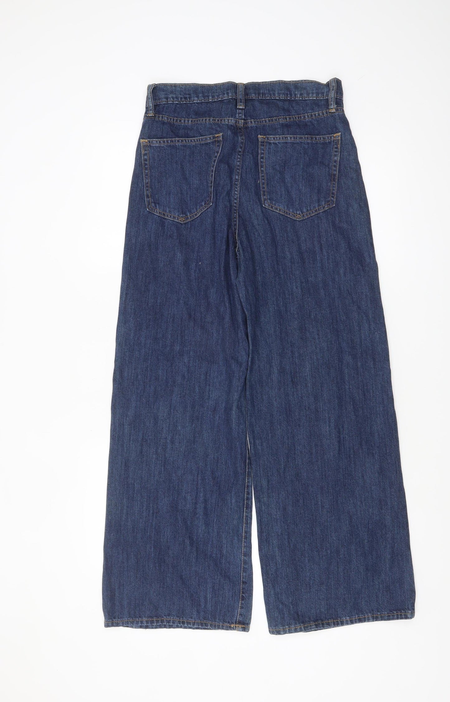 GAP Women’s Blue Wide-Leg Regular Fit Jeans Size 4