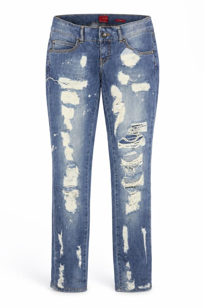 Vero Moda Women’s Blue Distressed Skinny Jeans W28 L34