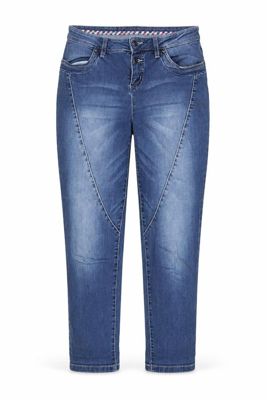 John Baner Womens Blue Size 10 Regular Straight Denim Jeans