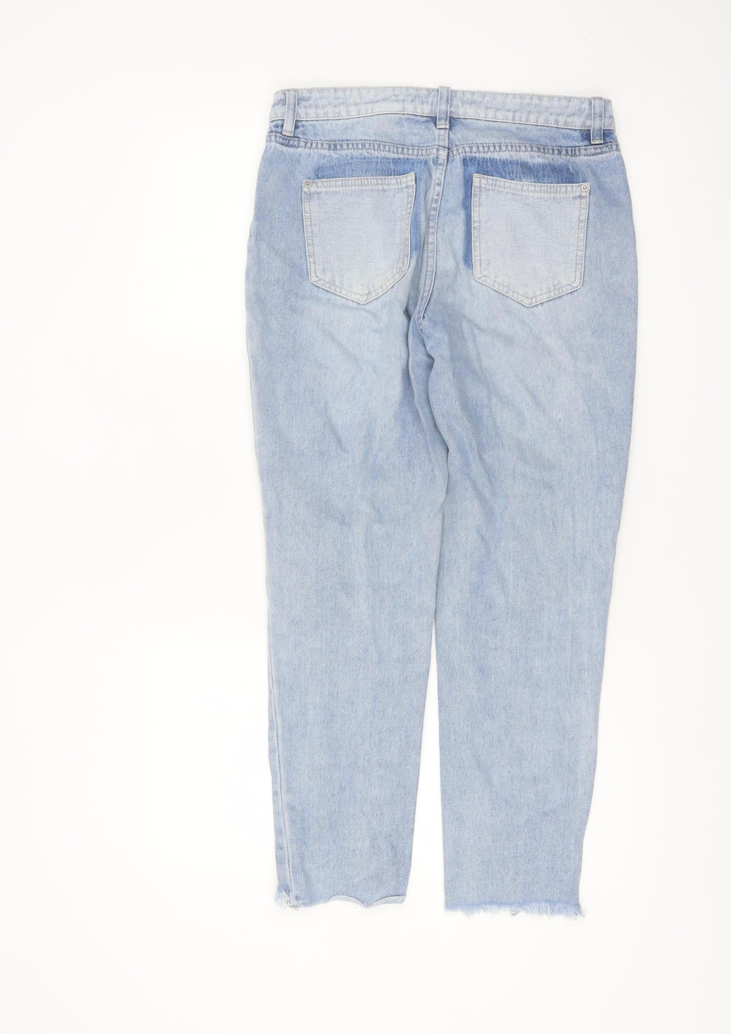 Next Women’s Blue Relaxed Ankle Jeans Size 8 Tall