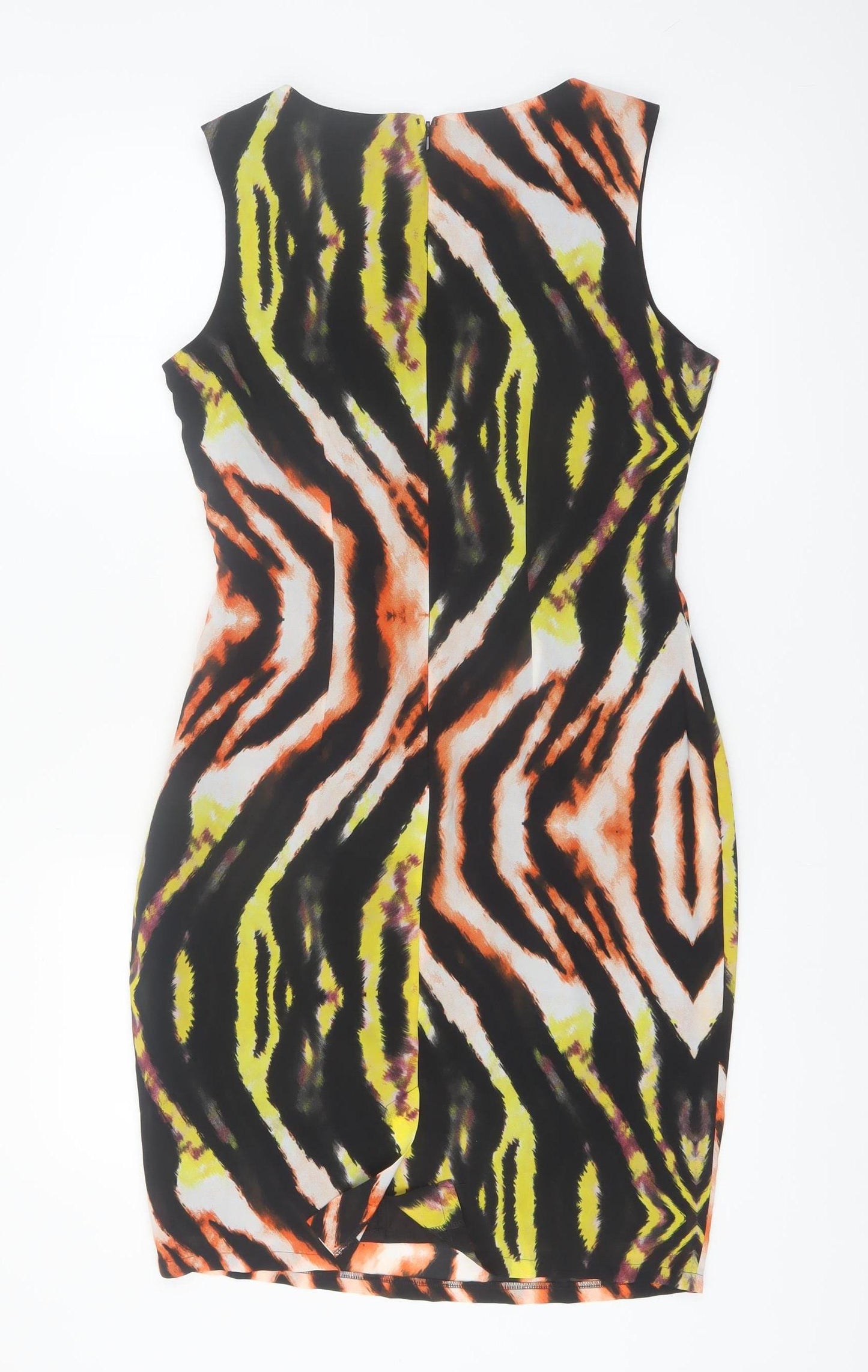 Marks and Spencer Women Multicoloured Size 12 Sleeveless Bodycon Dress
