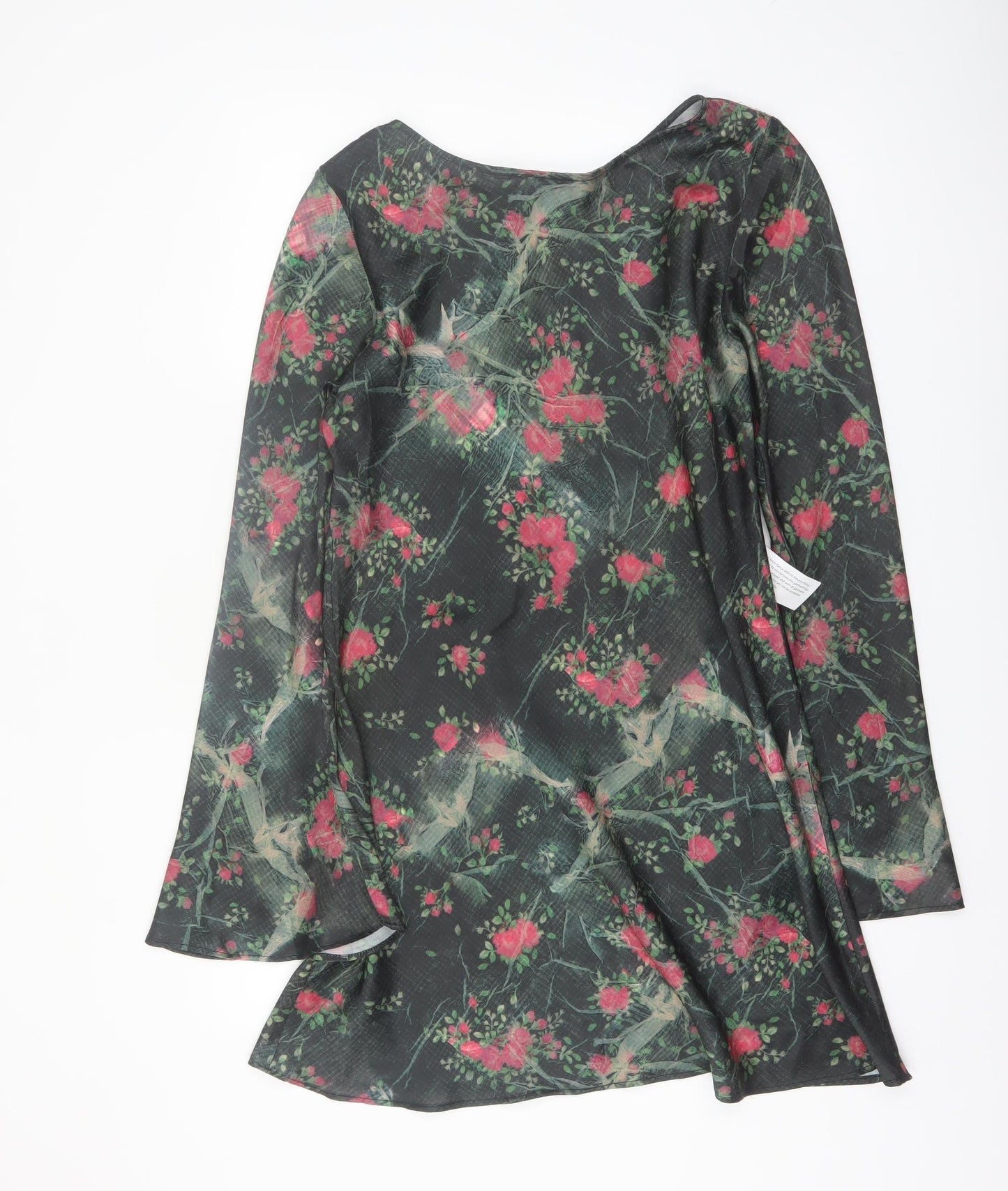 Topshop Women’s Multicoloured Floral A-Line Dress Size 14