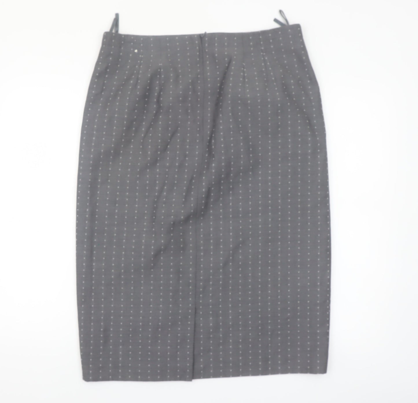 ARA Women Grey Wool Blend Pencil Skirt Size 18 Workwear