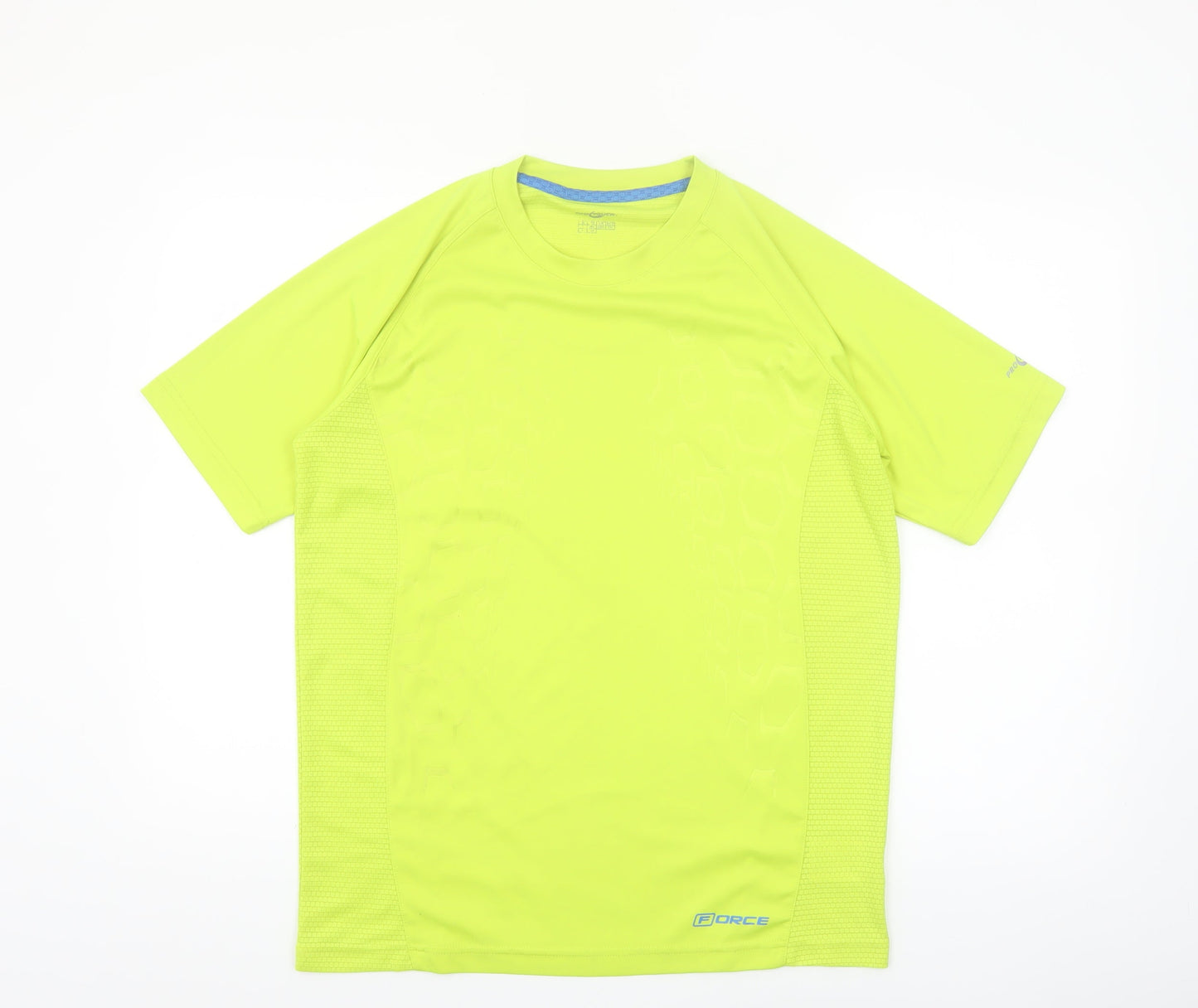 Pro Touch Men's Yellow Running T-Shirt L Moisture Wicking