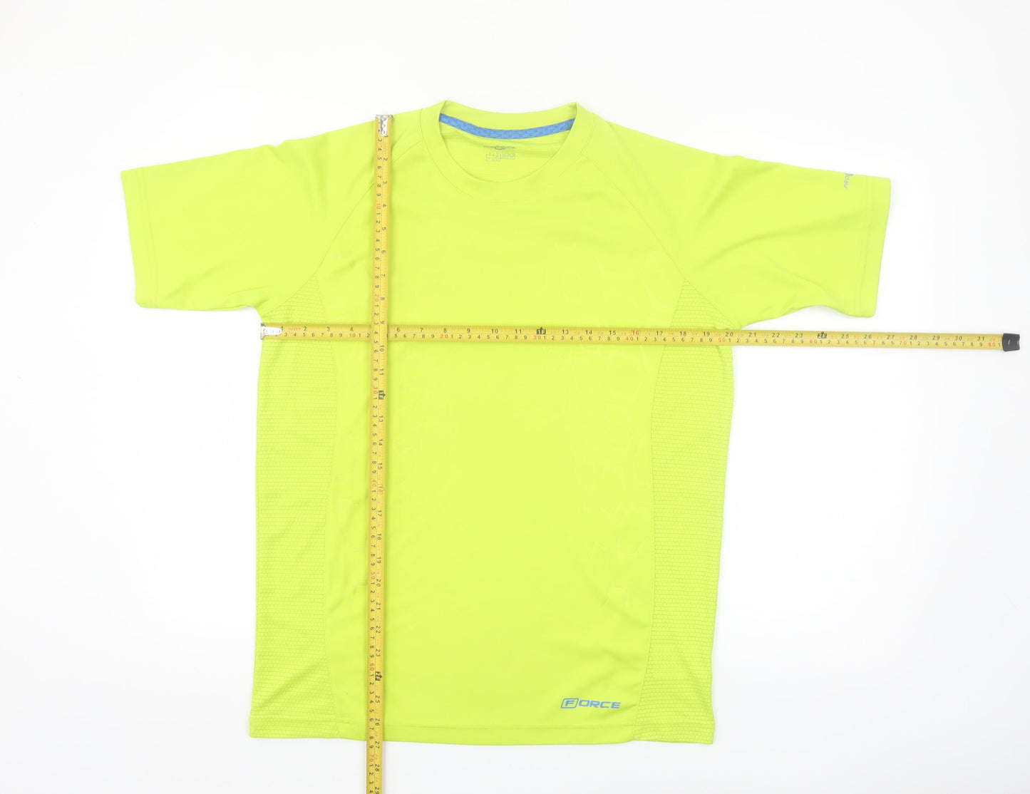 Pro Touch Men's Yellow Running T-Shirt L Moisture Wicking