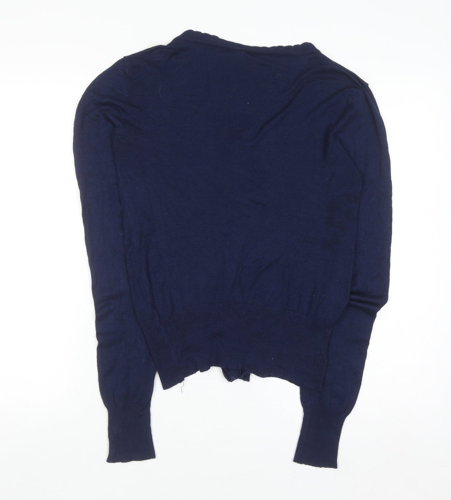 Atmosphere Women's Blue V-Neck Button Cardigan Size 12