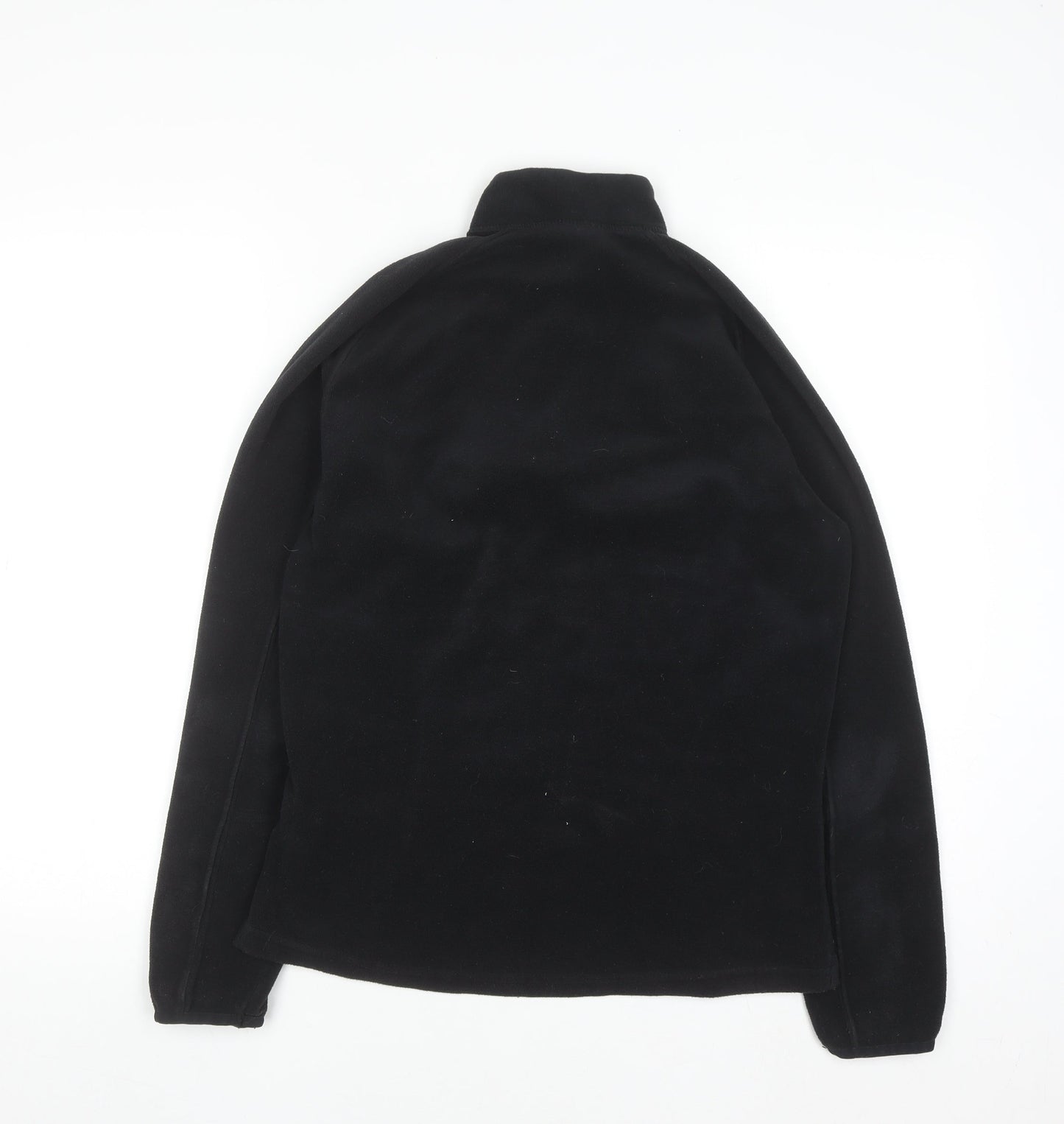 Quechua Men’s Black Fleece Half Zip Pullover Sweatshirt Size M