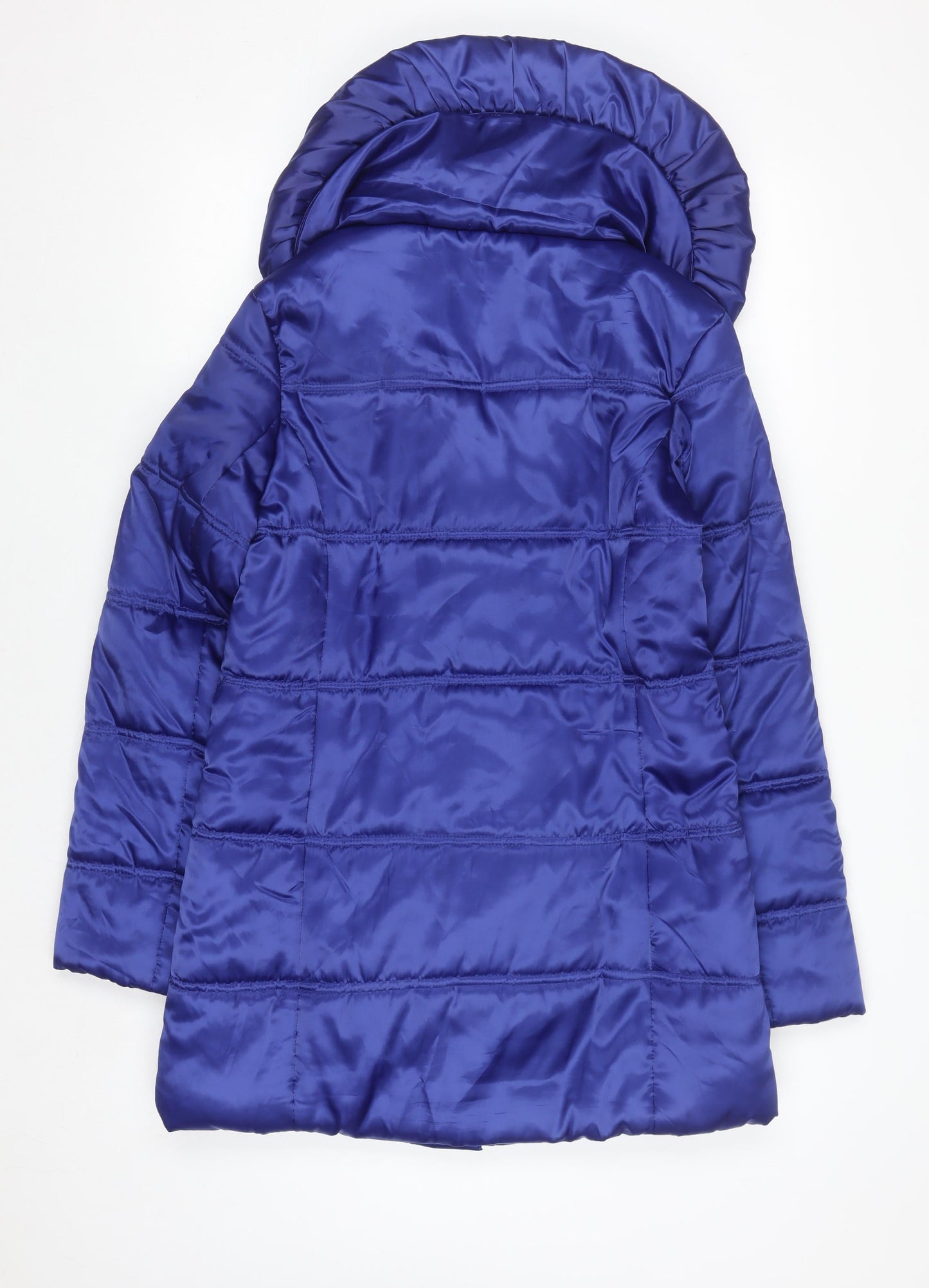 Alexon Women Blue Size 10 Puffer Coat Mid-Length Winter Jacket
