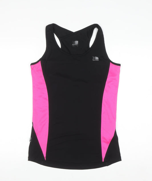 Karrimor Womens Black & Pink Racerback Tank Top Size 18