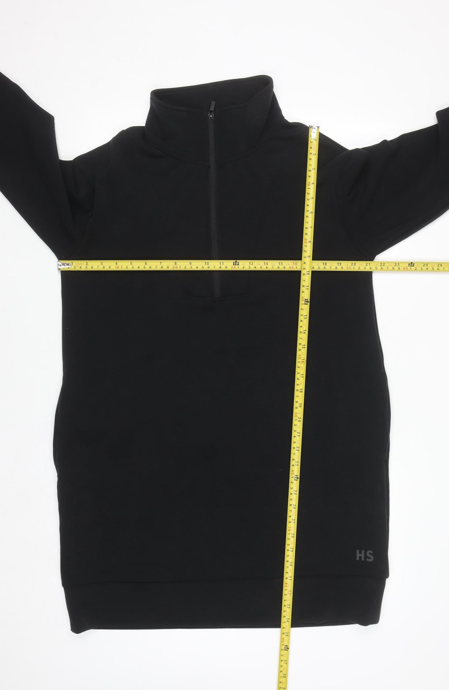 Helen Steele x Dunnes Stores Women's Black 1/2 Zip Pullover Sweatshirt Size M