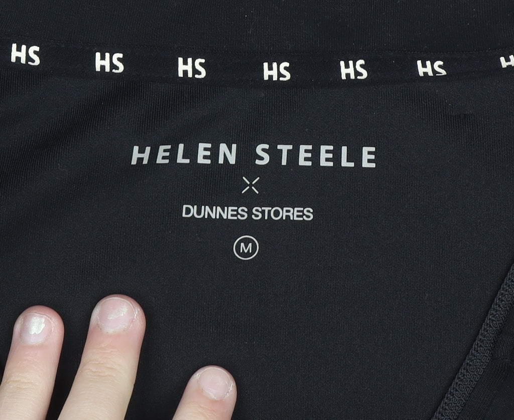 Helen Steele x Dunnes Stores Women's Black 1/2 Zip Pullover Sweatshirt Size M