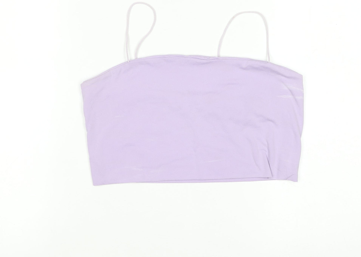SHEIN Women Purple Camisole Tank Top L Slim Fit Spaghetti Strap