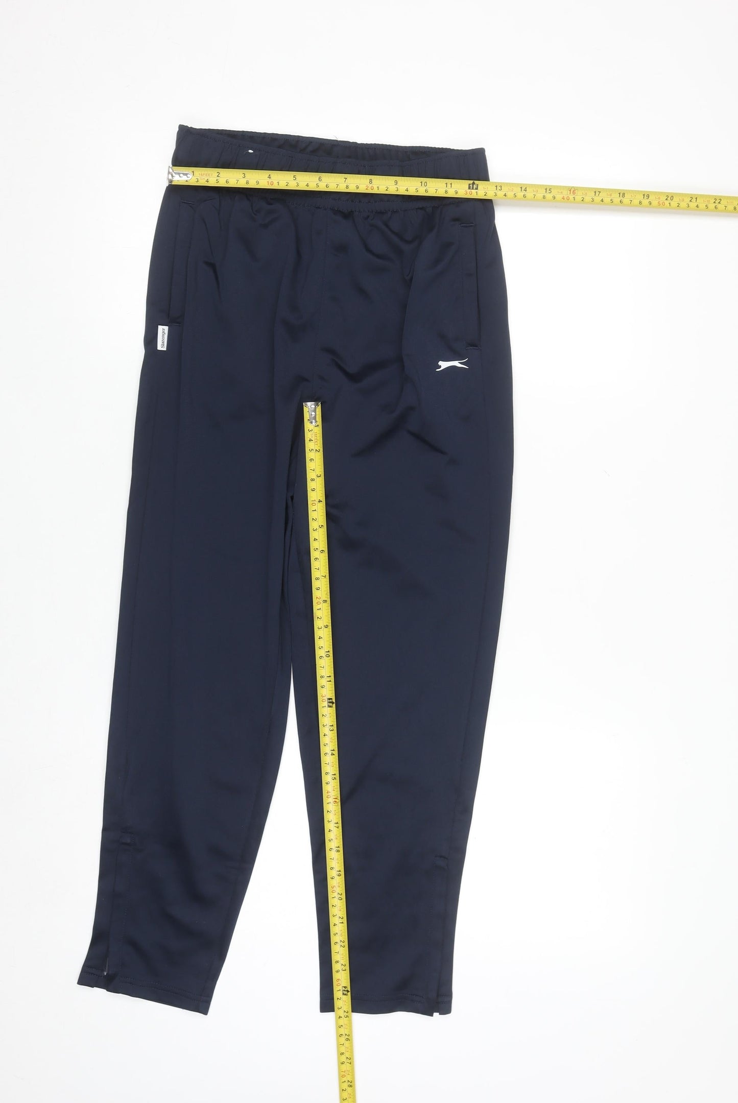Slazenger Boys Blue 13 Years Track Pants Quick Dry Sports Trousers