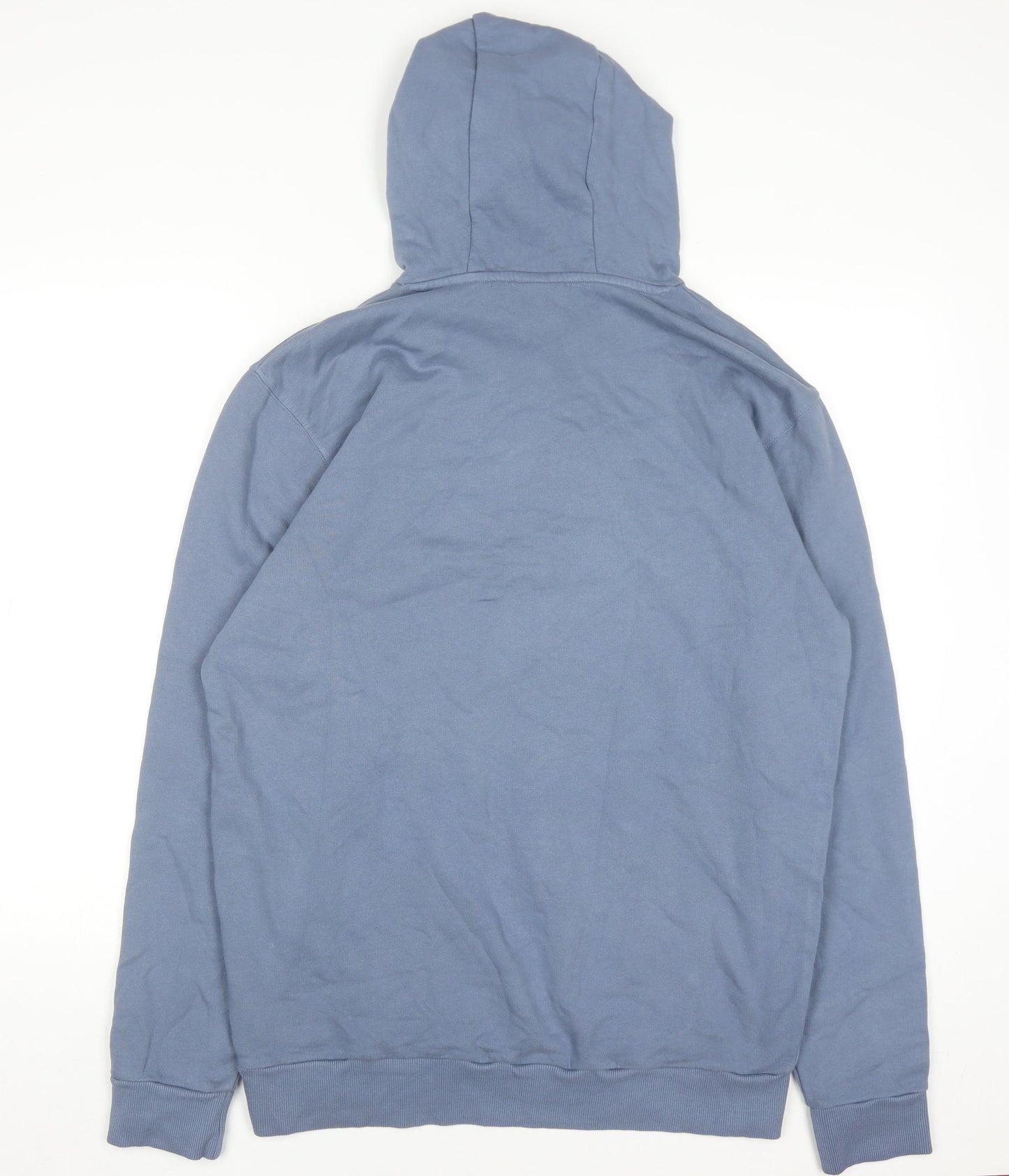 Ellesse Men's Blue Pullover Hoodie Size M Cotton Logo Sportswear
