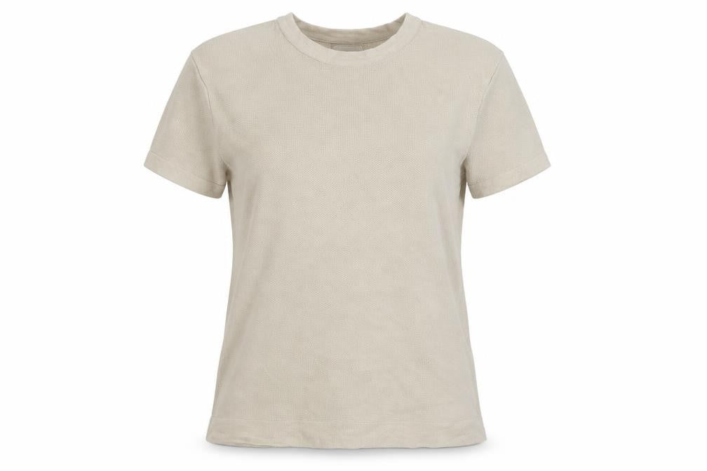 ZARA Women’s Beige Short Sleeve Cotton Knit Jumper Size S