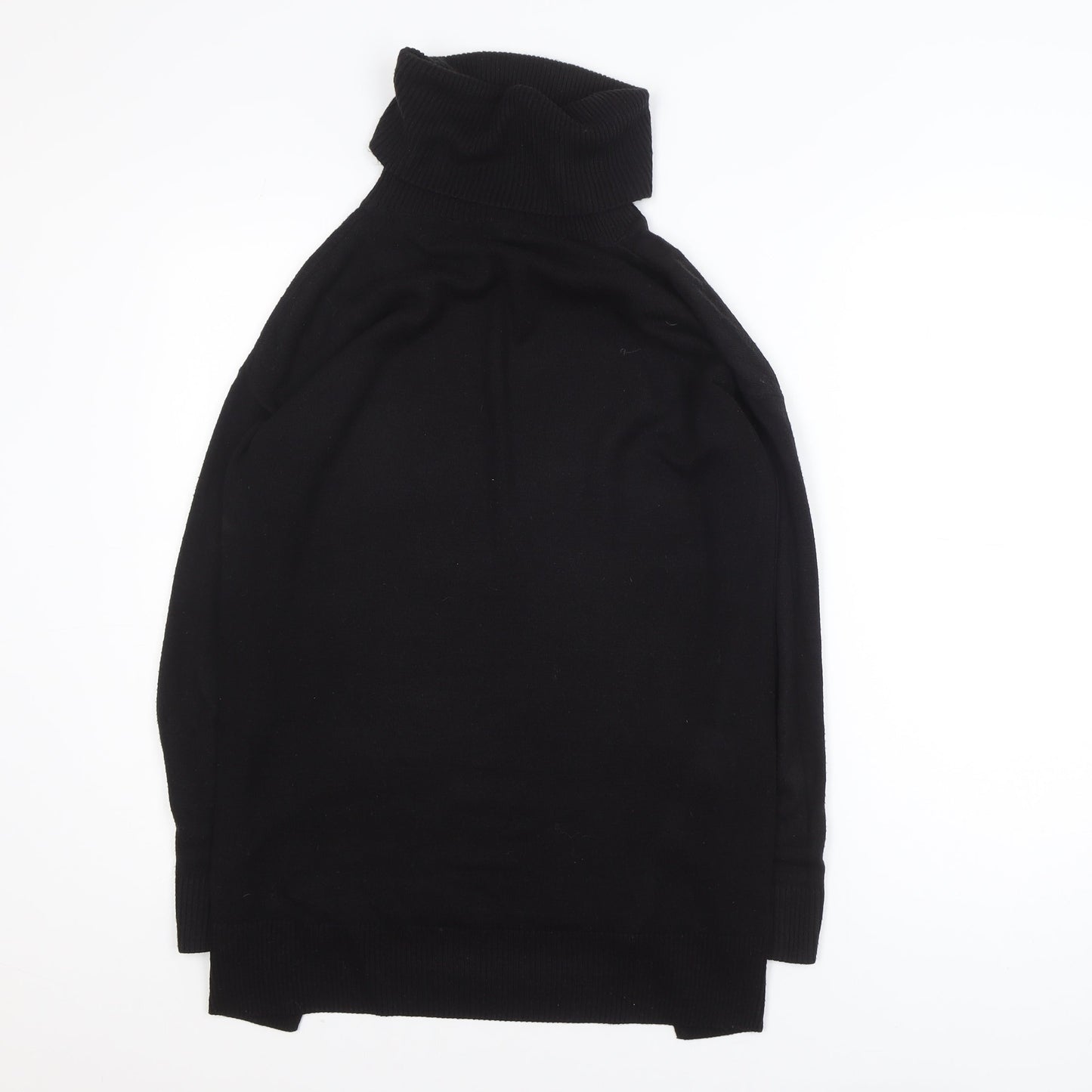 F&F Women’s Black Roll Neck Long Sleeve Jumper Size 6