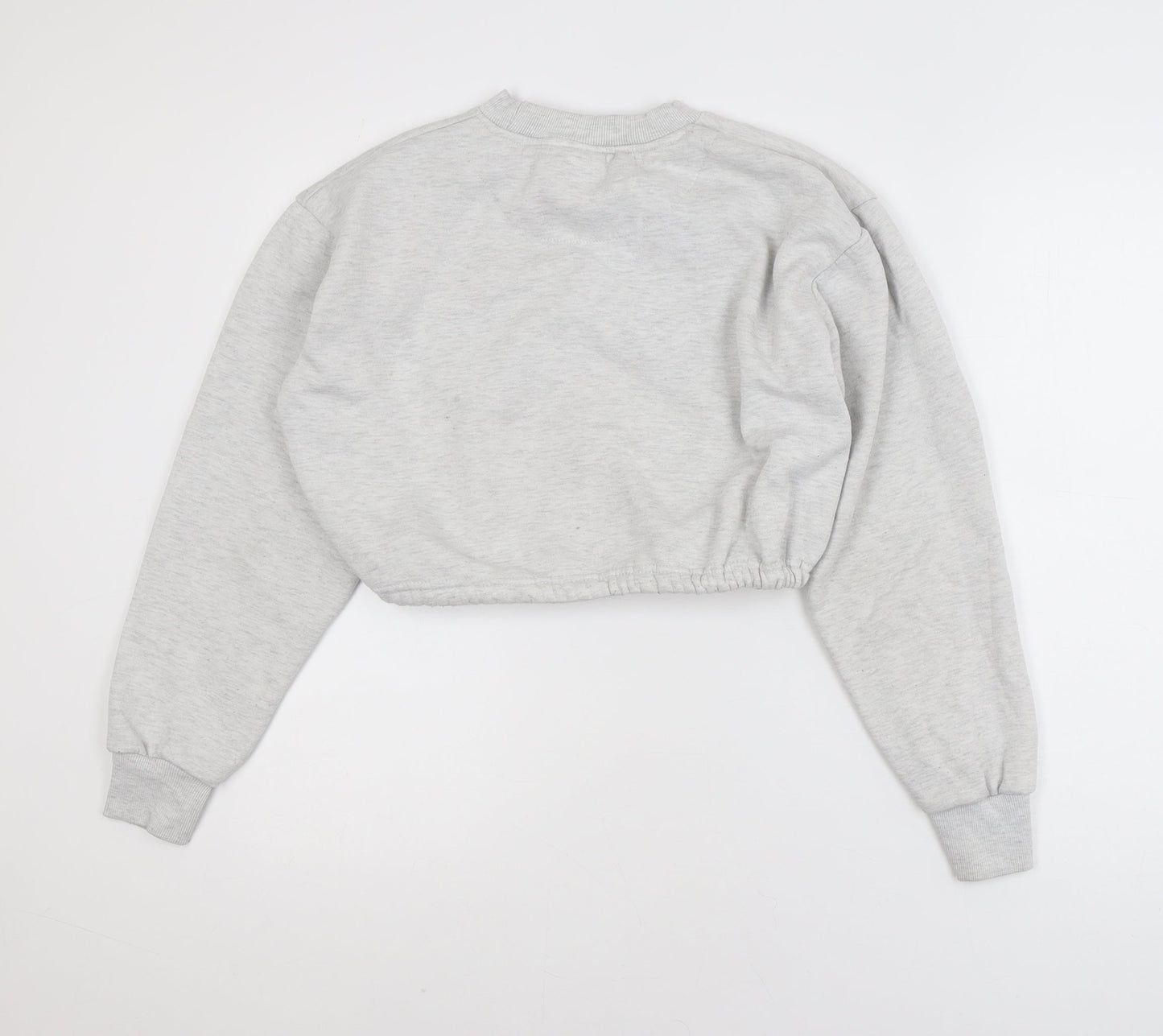 Pink Soda Girls Grey Crew Neck Logo Sweatshirt 13-14 Years