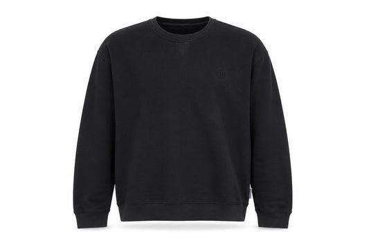 Bellfield Men's Black Medium Pullover Sweatshirt Regular Fit
