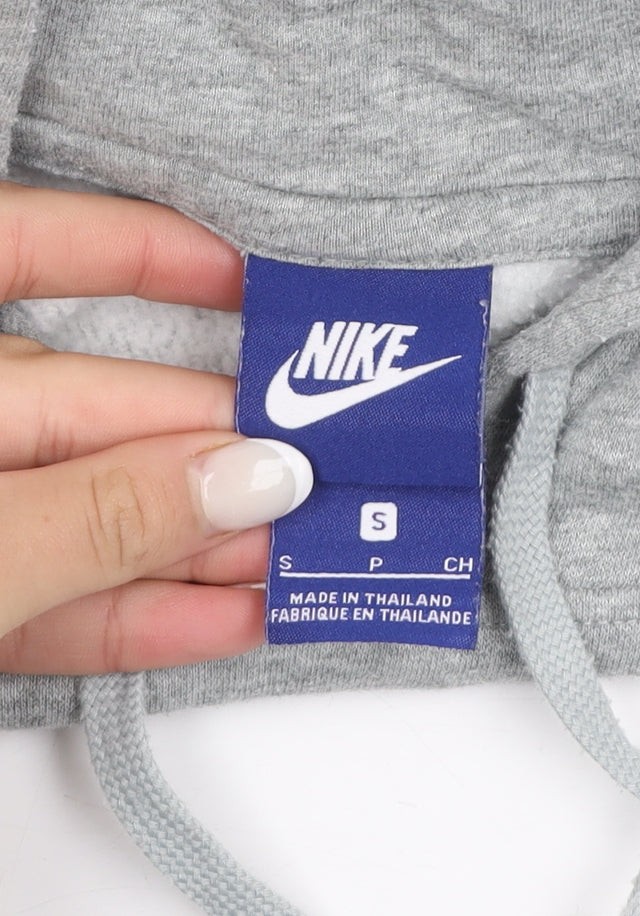 Nike Unisex Grey S Pullover Hoodie Sports Netball Sweatshirt