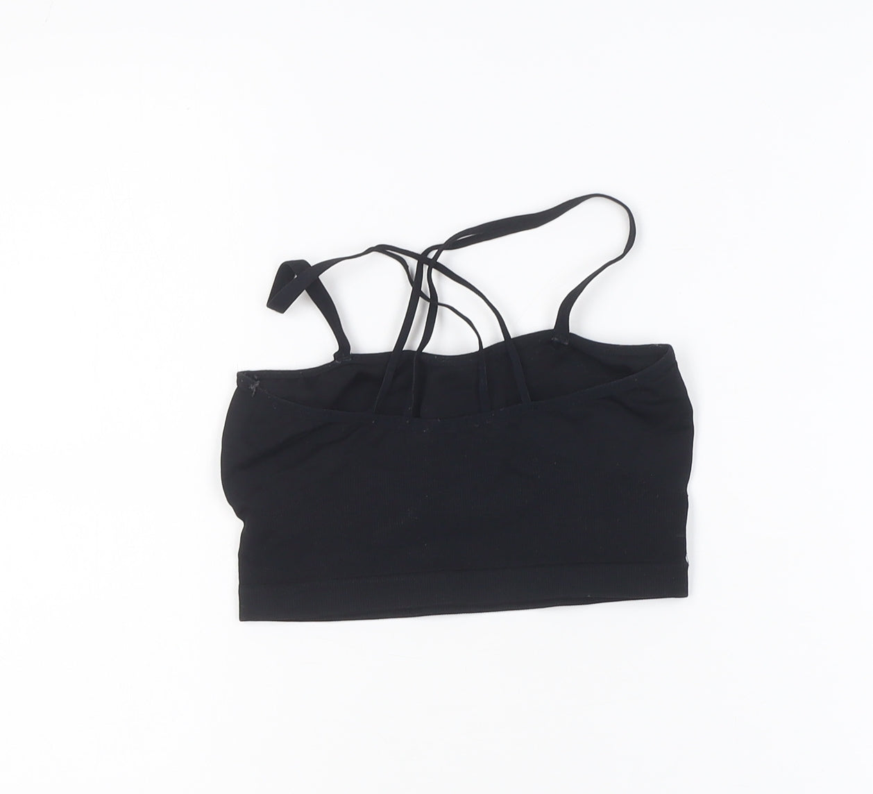 Lsunday Women's Black Slim Fit Strappy Yoga Tank Top S