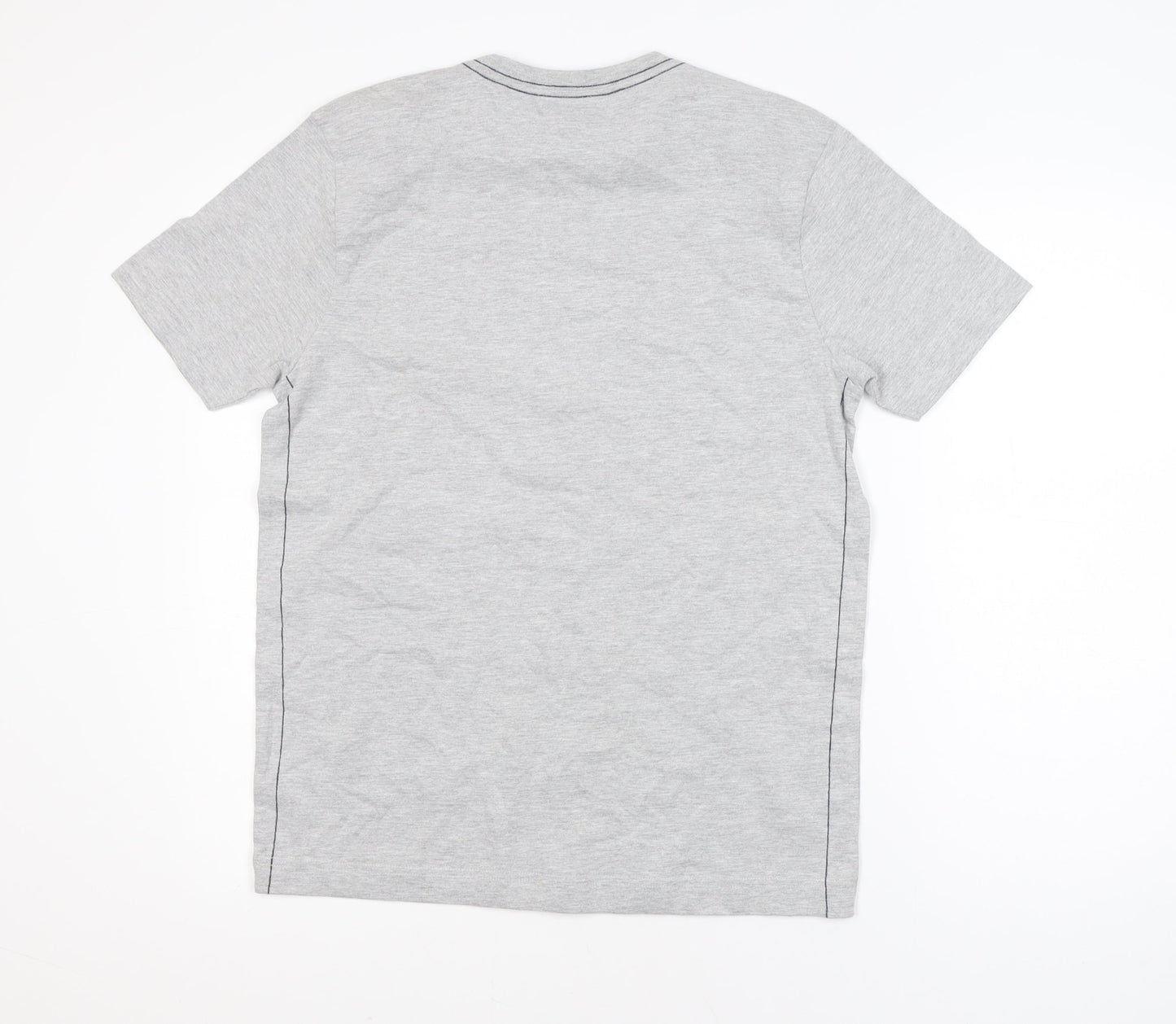 Dunnes Men Grey Port of Maine Graphic Short Sleeve T-Shirt Small