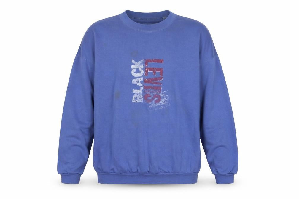 Levi’s Men’s Blue XL Retro Graphic Logo Pullover Sweatshirt