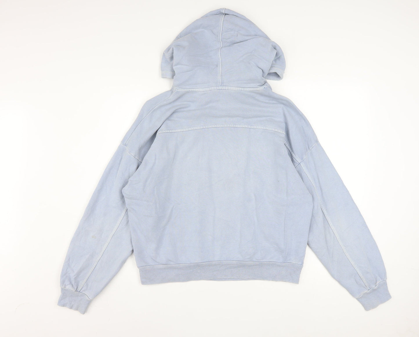 Levi's Women Blue XS Cotton Hooded Pullover Sweatshirt