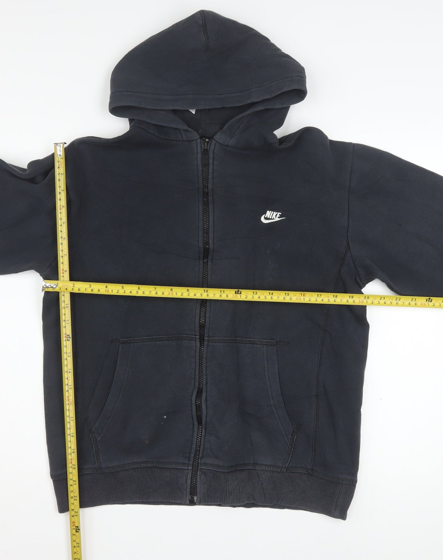 Nike Boys Black Full Zip Fleece Hoodie XL 13-14 Years Sportswear