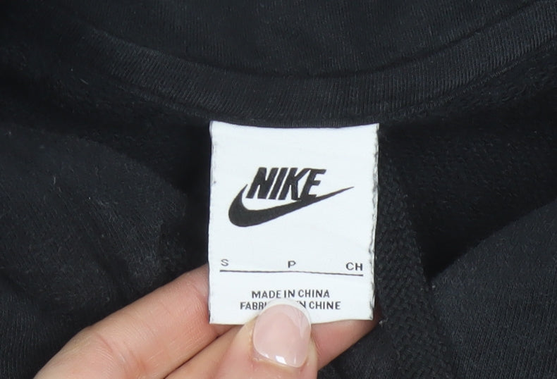 Nike Men's Black Pullover Hoodie Size S Regular Fit Fleece