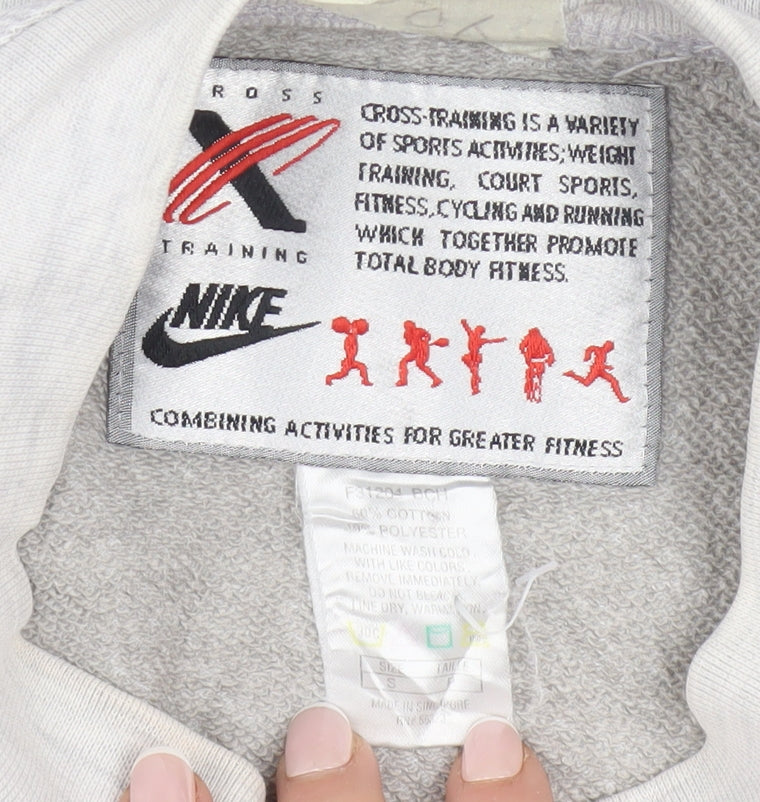 Nike Women’s Grey Cross Training Pullover Sweatshirt Size L