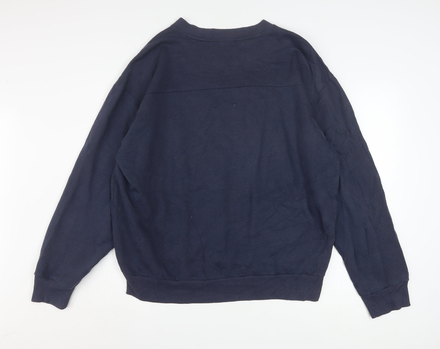 Umbro Mens Blue XL Pullover Sweatshirt Crew Neck Long Sleeve