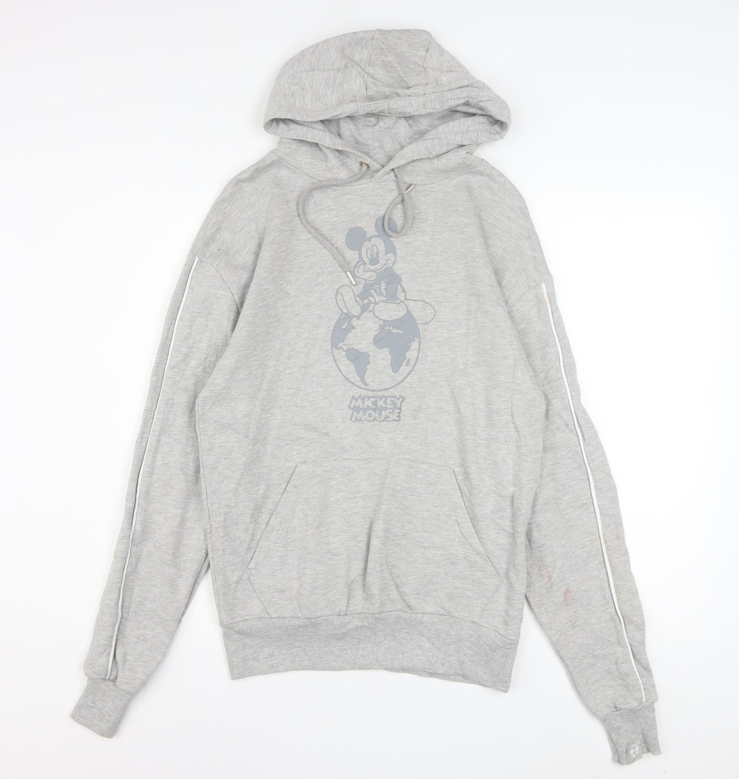Disney Primark Women Grey Mickey Mouse Pullover Hoodie Size S