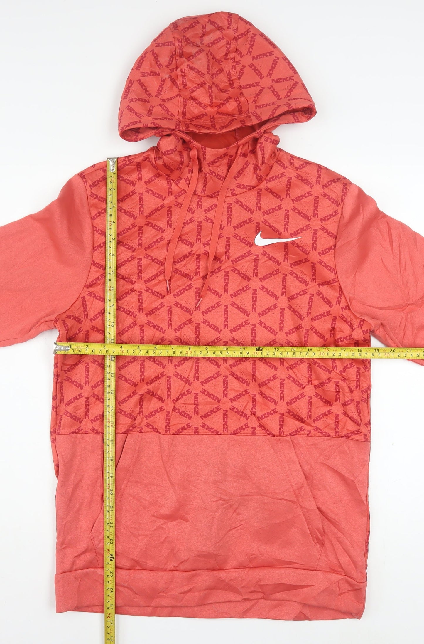 Nike Men's Red Therma-Fit Pullover Hoodie Small Athletic Fleece