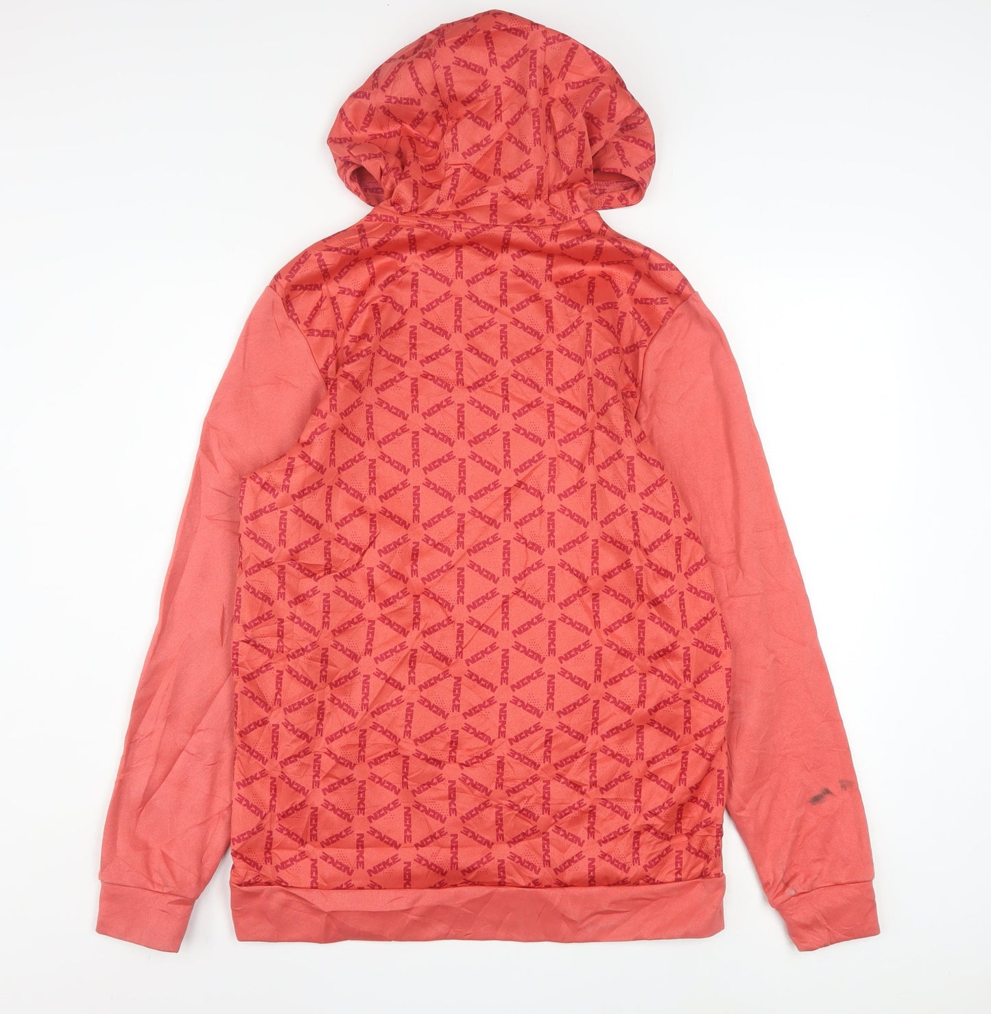Nike Men's Red Therma-Fit Pullover Hoodie Small Athletic Fleece