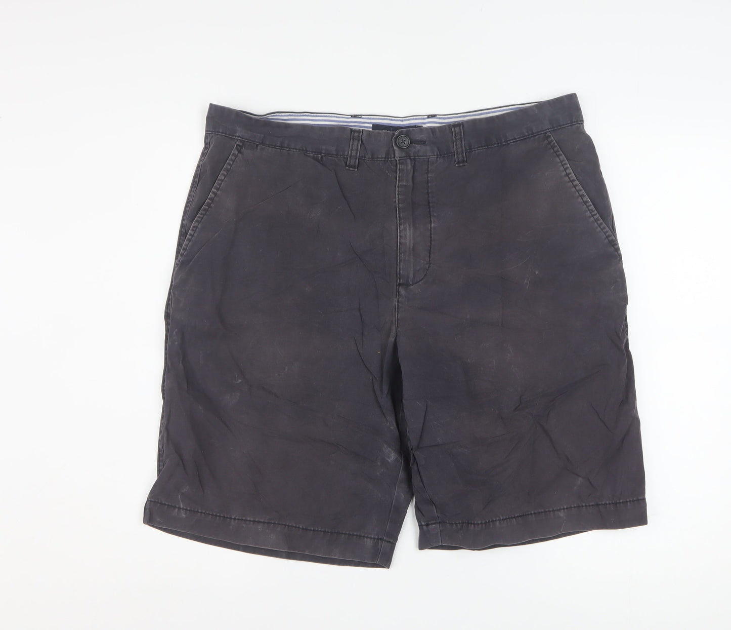Tommy Hilfiger Men's Black Chino Shorts Size 36 Regular Fit
