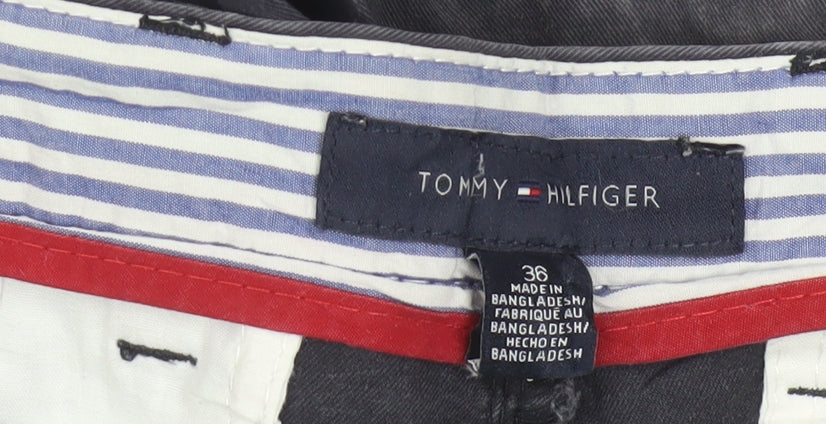 Tommy Hilfiger Men's Black Chino Shorts Size 36 Regular Fit