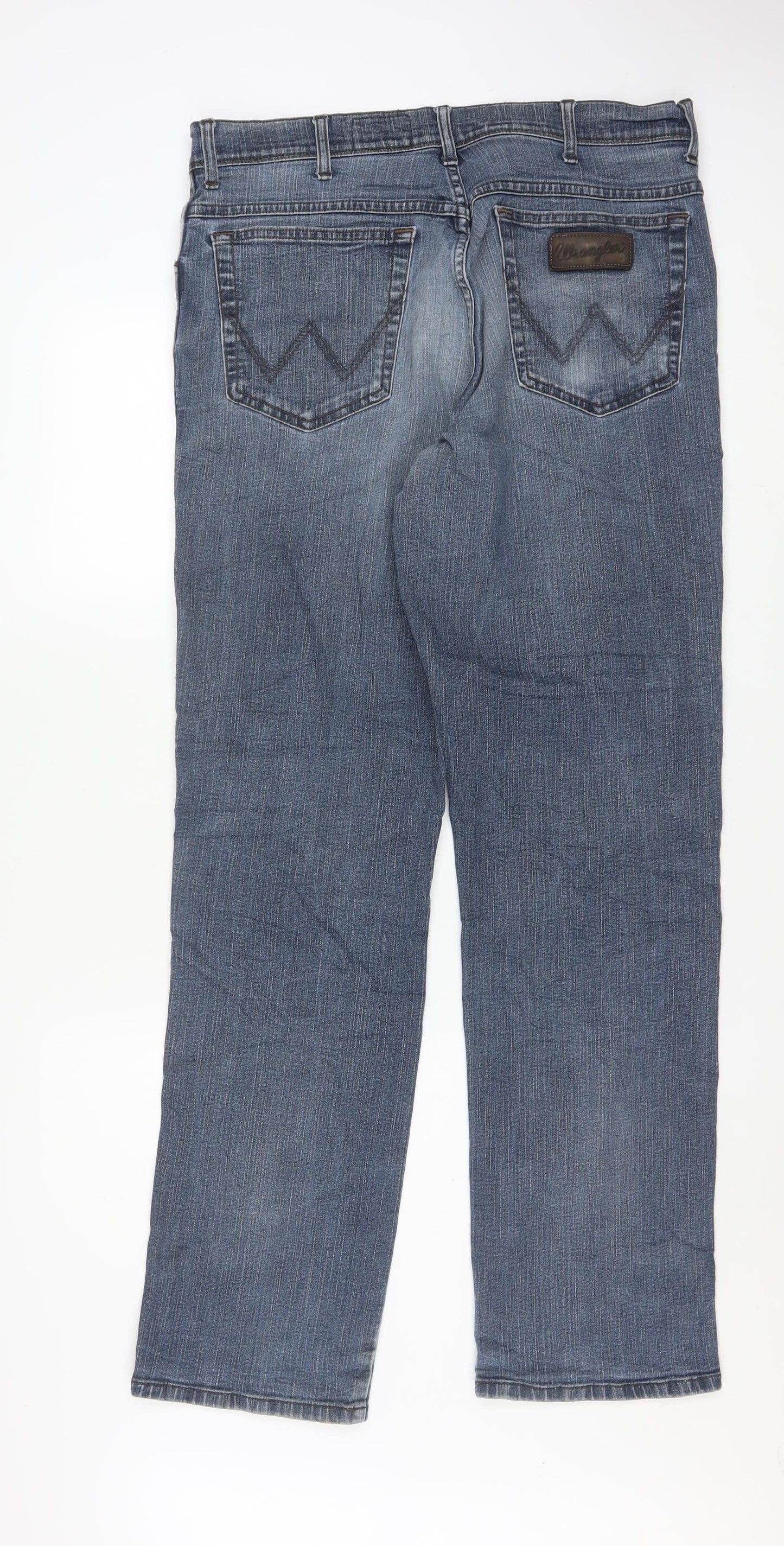 Wrangler Mens Blue Texas Straight Denim Jeans W36 L34